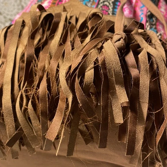 Justice Multicolor Fringe Backpack - Picture 8 of 15